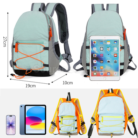 Customization Waterproof Color-Block Backpack Promotional Products
