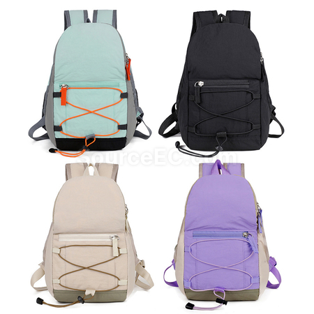 Customization Waterproof Color-Block Backpack Promotional Products