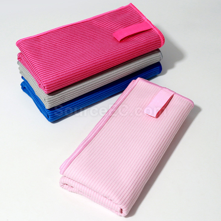 Customization Lightweight And Thin Striped Quick-Drying Sports Towel Promotional Products