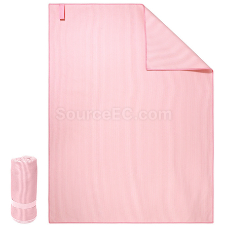 Customization Lightweight And Thin Striped Quick-Drying Sports Towel Promotional Products