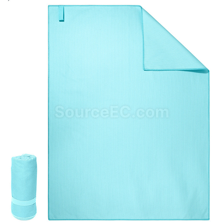 Customization Lightweight And Thin Striped Quick-Drying Sports Towel Promotional Products