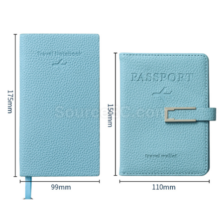 Customization Luggage tag, passport holder and notebook gift set Promotional Products