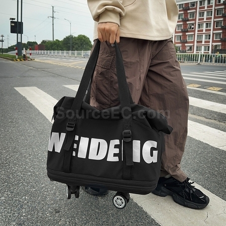 Customization Expandable wheeled travel bag with retractable handle Promotional Products