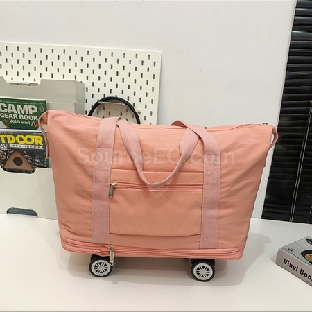 Customization Expandable wheeled travel bag with retractable handle Promotional Products