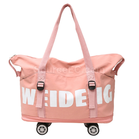 Customization Expandable wheeled travel bag with retractable handle Promotional Products
