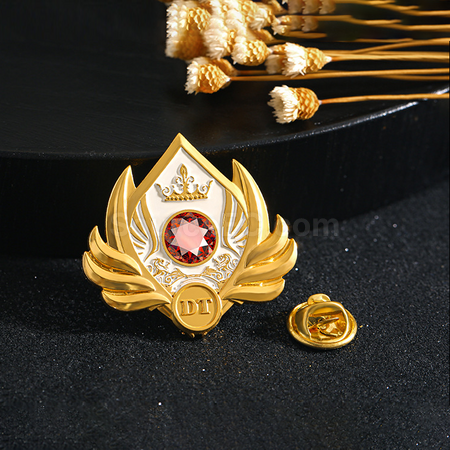 Customization Diamond-Encrusted Metal Badge Promotional Products