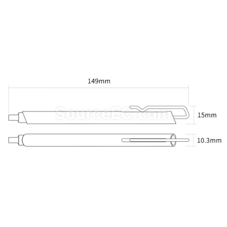 Customization Metal Push Gel Pen Promotional Products