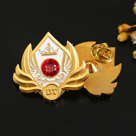 Customization Diamond-Encrusted Metal Badge Promotional Products