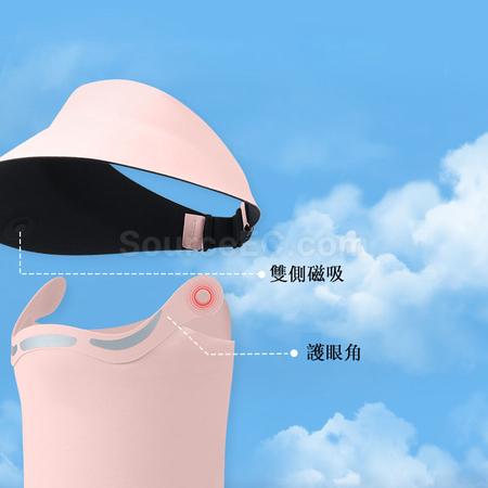 Customization Magnetic Sun Protection Hat with Face Cover Promotional Products
