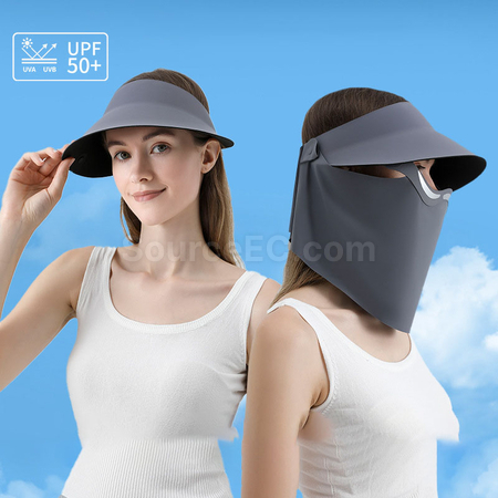 Customization Magnetic Sun Protection Hat with Face Cover Promotional Products