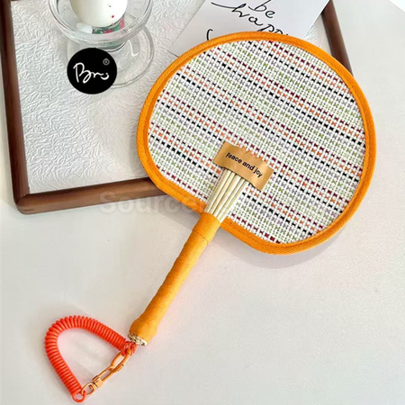 Customization Color Straw Fan Promotional Products