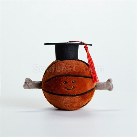 Customization Graduation Stuffed Ball Doll Promotional Products
