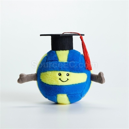 Customization Graduation Stuffed Ball Doll Promotional Products