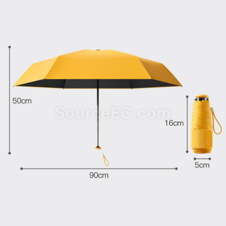 Customization Mini 2-in-1 Rain & Sun Umbrella Promotional Products
