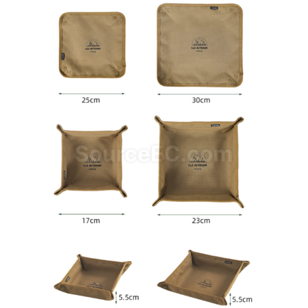 Customization Portable Folding Storage Tray for Camping Promotional Products