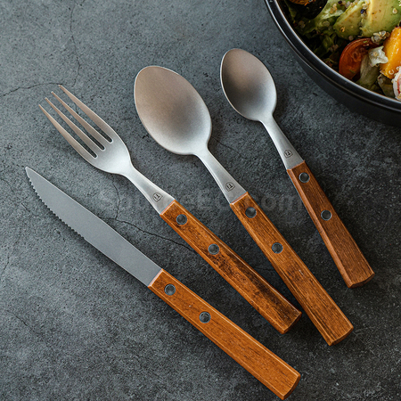 Customization Titanium Wood Tableware Set Promotional Products