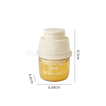 Customization Multi-Function Pill Case With Self-Contained Cup Promotional Products