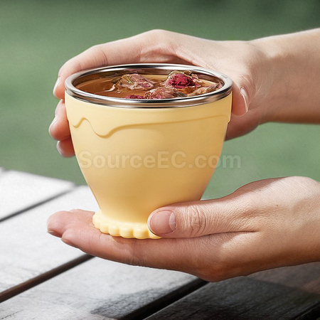 Customization Portable Silicone Folding Cup Promotional Products