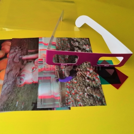Customization 3D paper glasses Promotional Products
