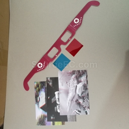 Customization 3D paper glasses Promotional Products