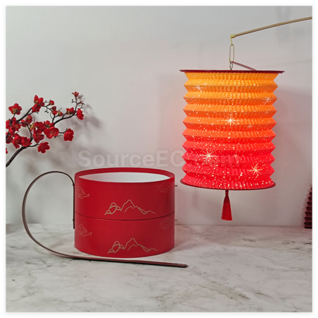 Customization Hand-Held Lantern Round Gift Box Promotional Products