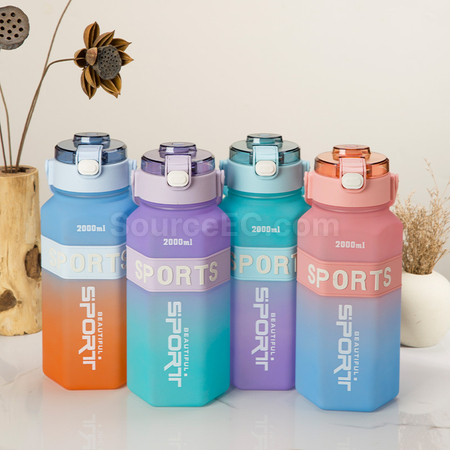 Customization Hexagonal Sports Water Bottle Promotional Products