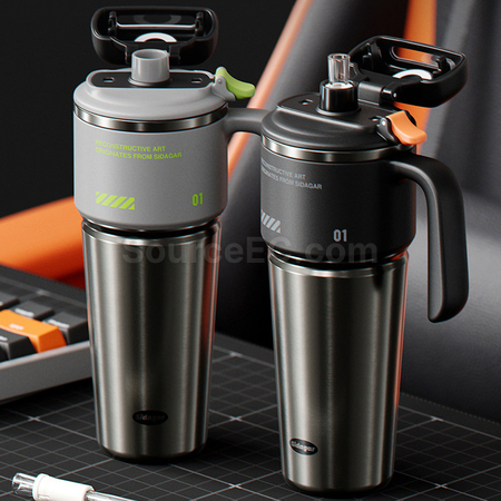 Customization Push-open Car-mounted Insulated Cup for Cold and Heat Preservation Promotional Products