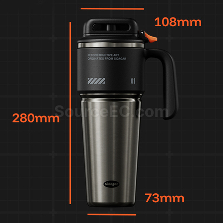 Customization Push-open Car-mounted Insulated Cup for Cold and Heat Preservation Promotional Products
