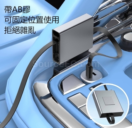 Customization Retractable Type-C Aluminum Alloy 60W Fast Charging Data Cable Promotional Products