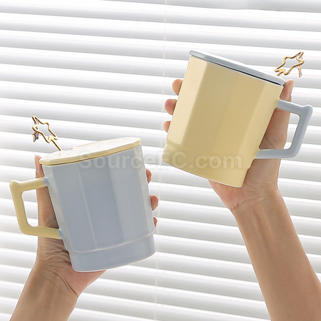 Customization Color-Blocked Ceramic Cup Promotional Products