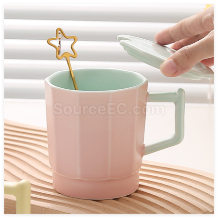Customization Color-Blocked Ceramic Cup Promotional Products