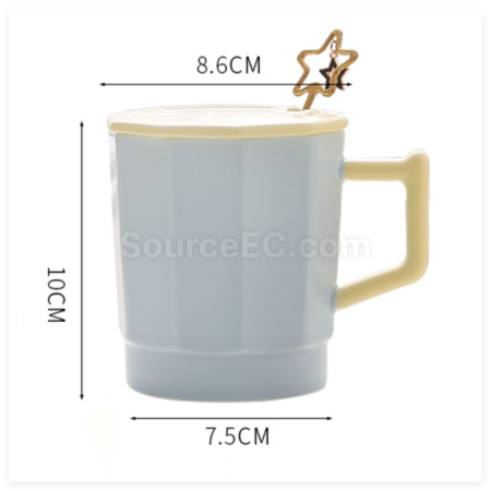 Customization Color-Blocked Ceramic Cup Promotional Products