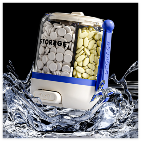 Customization Press-Type Compartmentalized Medicine Box Promotional Products