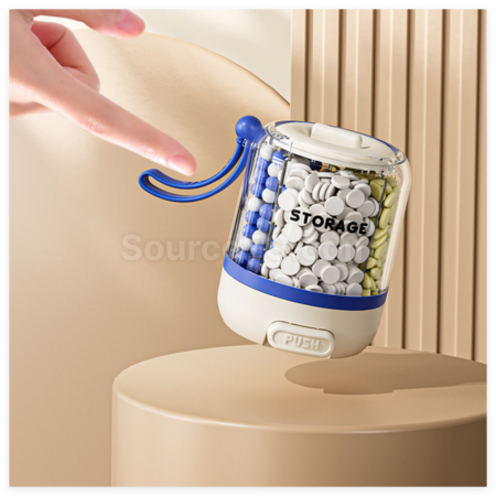 Customization Press-Type Compartmentalized Medicine Box Promotional Products