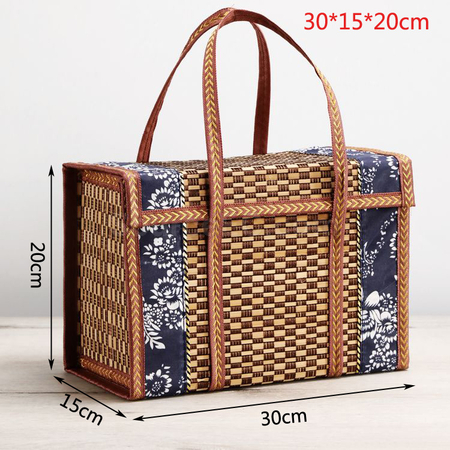 Customization Bamboo woven basket Promotional Products