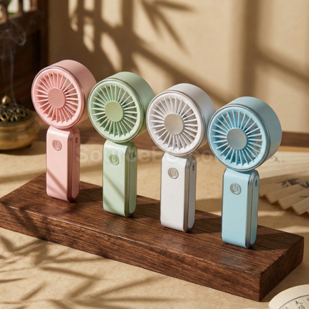 Customization Neck-hanging foldable handheld fan Promotional Products