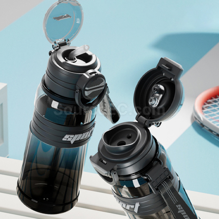 Customization Dual-suction Straw Sports Water Bottle Promotional Products