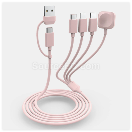 Customization 5-in-1  Data Cable Promotional Products