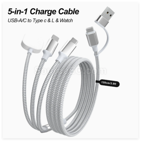 Customization 5-in-1  Data Cable Promotional Products