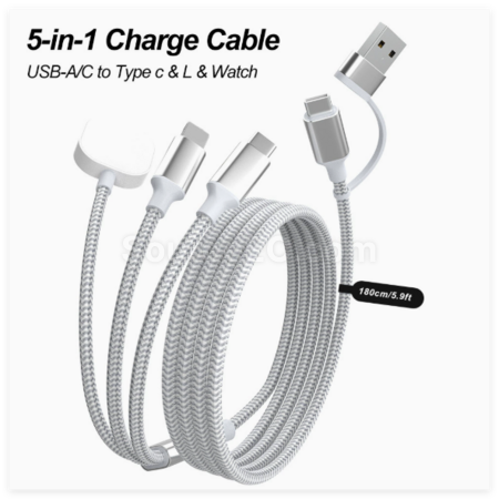 Customization 5-in-1  Data Cable Promotional Products