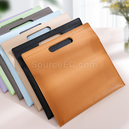 Customization A4 Handheld PU Document Bag Promotional Products
