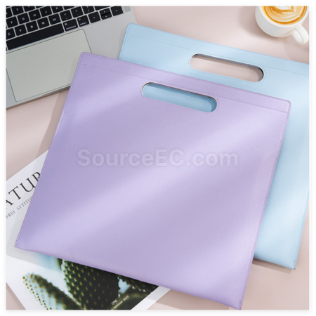 Customization A4 Handheld PU Document Bag Promotional Products