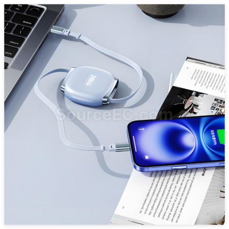 Customization 240W Retractable Fast charging Data Cable Promotional Products
