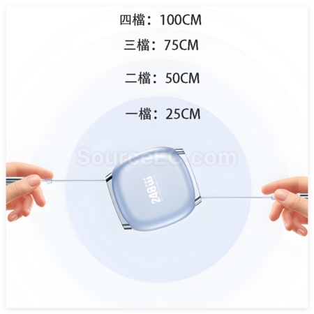 Customization 240W Retractable Fast charging Data Cable Promotional Products