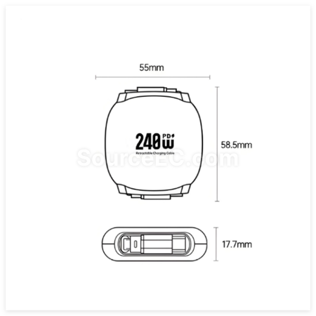 Customization 240W Retractable Fast charging Data Cable Promotional Products