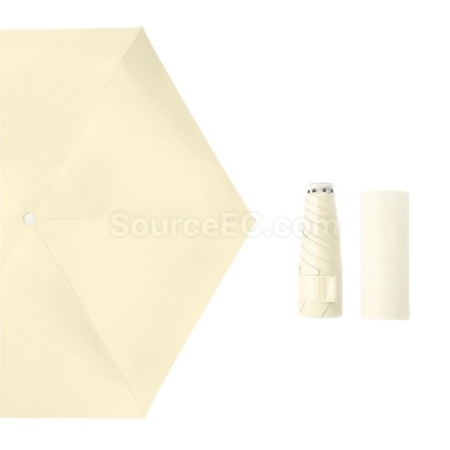 Customization Retractable Five-Fold Portable Sun Umbrella Promotional Products