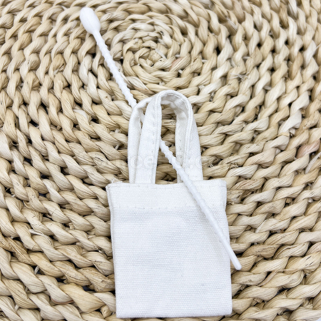 Customization Mini Canvas Bag Key Charm Promotional Products