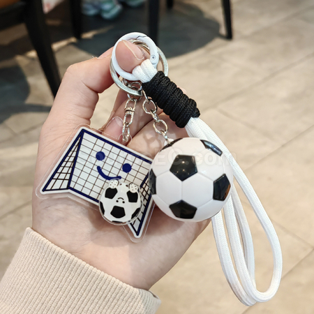 Customization Rotating Football Keychain Pendant Promotional Products