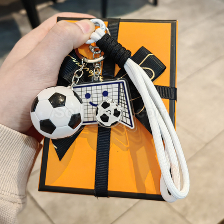 Customization Rotating Football Keychain Pendant Promotional Products