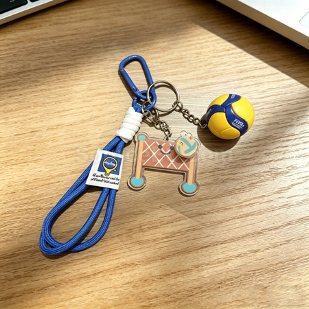 Customization Rotating Football Keychain Pendant Promotional Products
